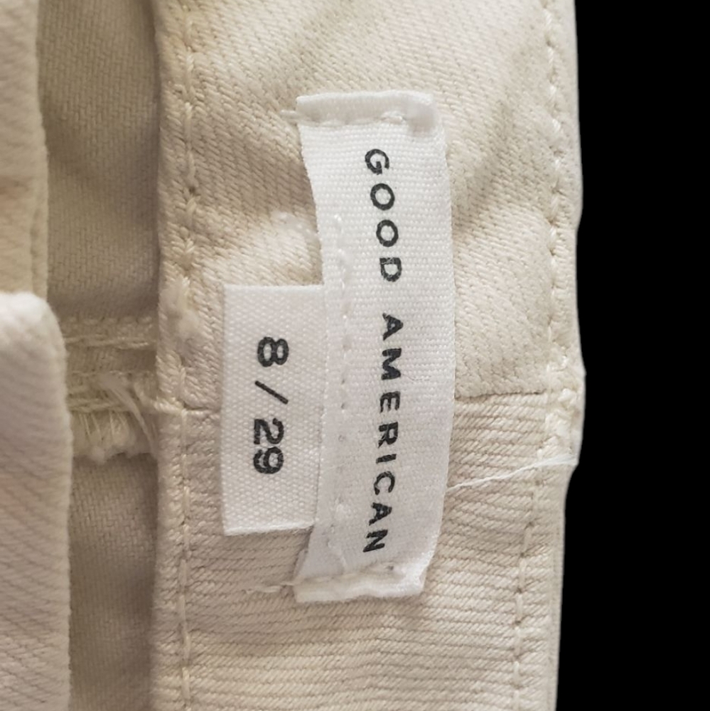 GOOD AMERICA Women's  Classic  Cream Jeans Size 8 /29 - Picture 6 of 10